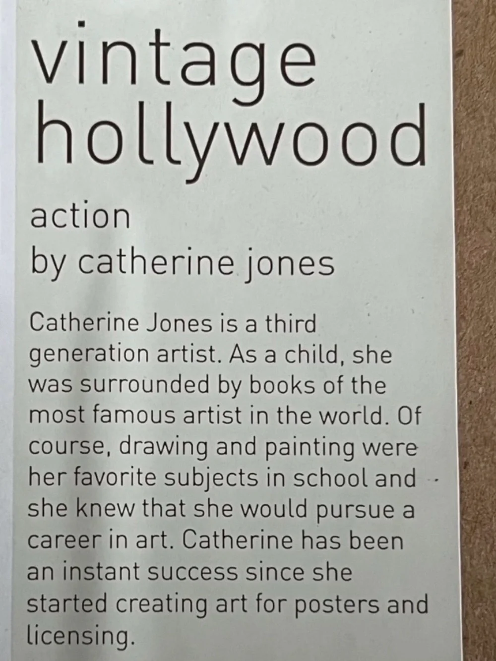 New Vintage Hollywood Canvas Wall Art